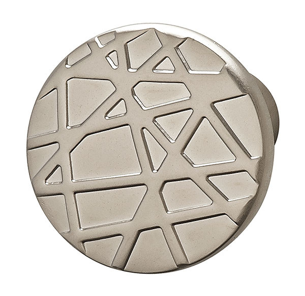 Knob, Springs, zinc, matt nickel, M4, 45mm