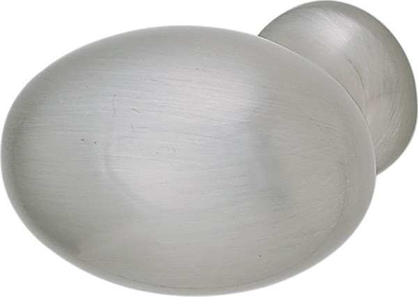 Knob, zinc, stainless steel, M4, diameter 34.5 x 35mm