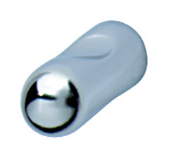 Knob, Bella Italiana, zinc, chrome polished, M4, 10 x 23mm