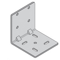 295.4000 Universal Bracket Kit For Bottom Mount Drawer Applications 4pcs Set with screws
