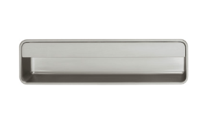 Mortise Pull, zinc, satin nickel, M4, center to center 160mm