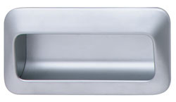 Mortise Pull, zinc, chrome matt, M4, 110mm