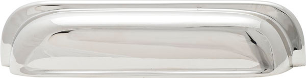 Cup handle, Mulberry, polished nickel, M4, 192mm center to center