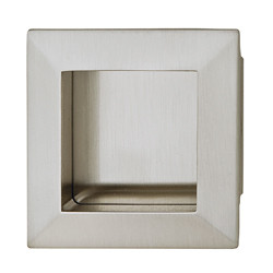 Mortise Handle, Bella Italiana, zinc, satin nickel, M4, 69mm