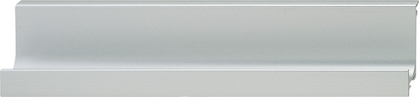 Flush Handle, aluminum, silver colored, 972 x 43mm