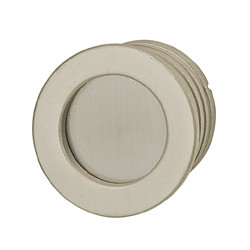 Mortise Handle, Bella Italiana, brass, nickel matt, diameter 40mm