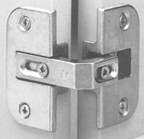 Free Swinging Pie Cut Corner Hinge 78D light Duty 343.90.710