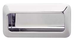 Inset Handle, 96 mm CTC Zinc, Polished chrome