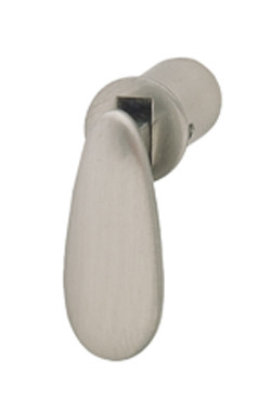 Knob, Bella Italiana, zinc, brushed nickel, M4, 37 x 22mm