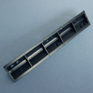 Vertical Corner Brace Black 6" X 3/4" X 3/4", box of 100