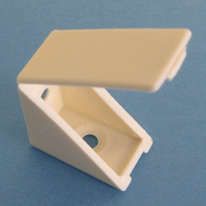 Corner Brace California Closets Almond 1-3/4" X 1-1/4" X 1-1/4", Box of 1000