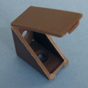 Corner Brace California Closets Tan 1-3/4" X 1-1/4" X 1-1/4", Bag of 12