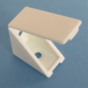 Corner Brace Almond 1-3/4" X 1-1/4" X 1-1/4", Pkg of 1000