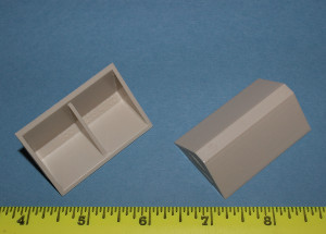 Heavy Duty Corner Brace Almond 2" X 1" X 1", Box of 1000