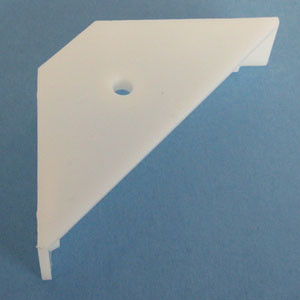 Heavy Duty Corner Brace Natural 3" X 3" X 7/8", Box of 1000