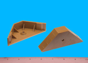 Heavy Duty Corner Brace Tan 3" X 3" X 7/8", Pkg of 100