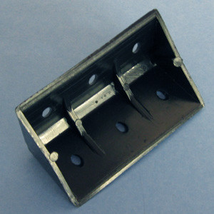 Corner Brace Black 3" X 1-1/2" X 1-1/2", Pkg of 500