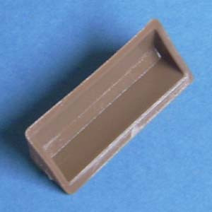 Corner Brace Tan 1-7/8" X 5/8" X 5/8", Pkg of 500
