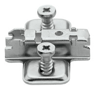 173L8130 Clip Wing Plate,3Mm, Height Adjustable, With Pre-Mounted System Screw
