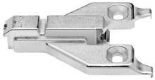 Clip Adapter Plate, For Face Frame, 0Mm, With 15Mm Flange. Height Adjustable, Screw-On