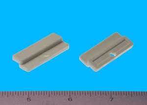 Glass Clip Almond 1/8", Pkg of 1000