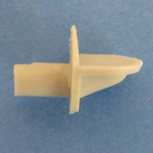 Shelf Support 3/8" - 5mm peg, Almond, Bag of 12