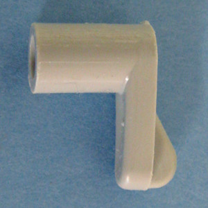 Window Clip Gray 7/16", Pkg of 1000