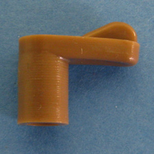 Window Clip Tan 7/16", Pkg of 1000