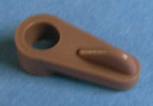 Window Clip Tan 1/16", Bag of 8