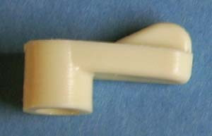 Window Clip Almond 3/16", Pkg of 1000
