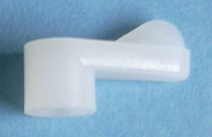 Window Clip White 3/16", Pkg of 250