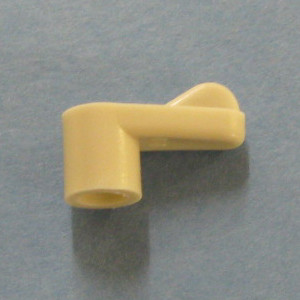 Window Clip Almond 1/4", Pkg of 250