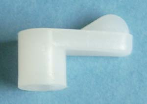 Window Clip White 1/4", Pkg of 250