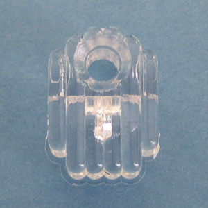 Standard Mirror Clip Clear 3/16", Pkg of 250