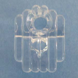 Standard Mirror Clip Clear 1/4", Pkg of 100