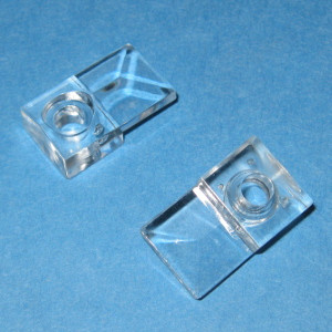 Standard Mirror Clip Clear 1/8", Pkg of 100
