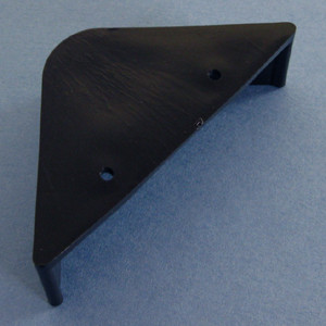 Corner Protector, 2" x 2", Black, Pkg of 25