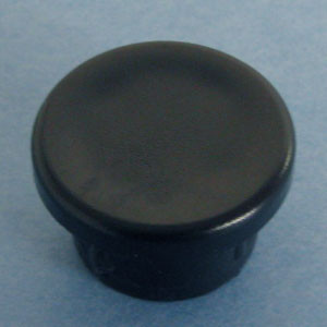 Tube Cap Black 3/4", Pkg of 25