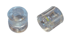 Eccentric Door Guide Clear Plastic, Pkg of 2pc