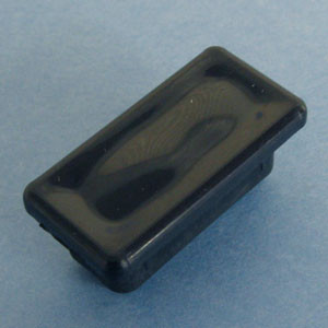 Tube Cap Black 1-1/4" X 1/2", Pkg of 250