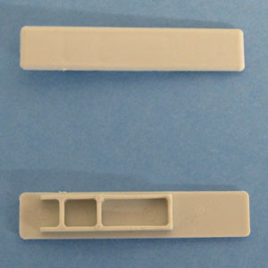 Castle Cover Cap Light Gray, Pkg of 100
