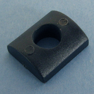 Stair Rail Connector Black, Bag of 8