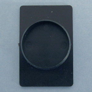 Hinge Cover Black 35mm, Pkg of 1000
