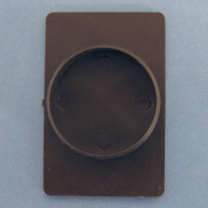 Hinge Cover Brown 35mm, Pkg of 100