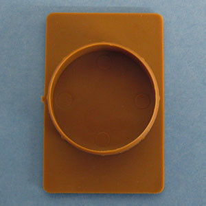 Hinge Cover Tan 35mm, Pkg of 100
