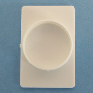 Hinge Cover White 35mm, Pkg of 500
