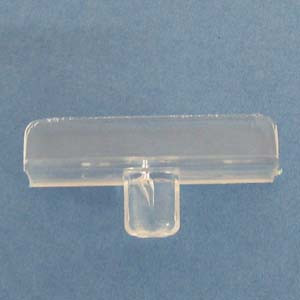 Vertical Divider Clip Clear 1/4 one pc, Quanntity Discount