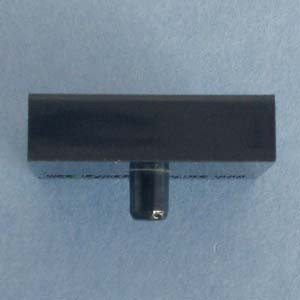 Vertical Divider Clip Black 3/4" with 5mm peg, Pkg of 500