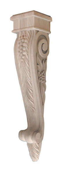 Corbel, Bordeaux, maple, 5 1/4" x 24"