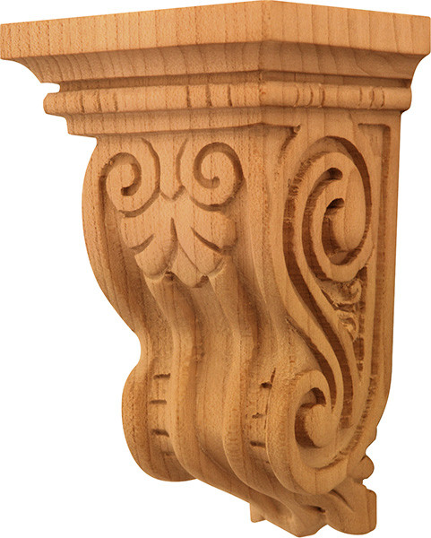 Corbel, Artisan, cherry, 4 1/2"